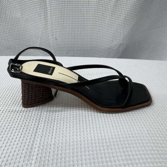 Dolce Vita Banita Women's Sandals - Size 7 - Black Leather - Picture 1 of 8